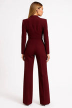 Miss | Jumpsuit Dames Herfst Casual - Leer - Miss Madera
