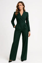 Miss | Jumpsuit Dames Herfst Casual - Leer - Miss Madera