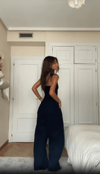 Miss | Jumpsuit Dames Jaarrond Relaxed - Stof - Miss Madera MIS-A1BEFF