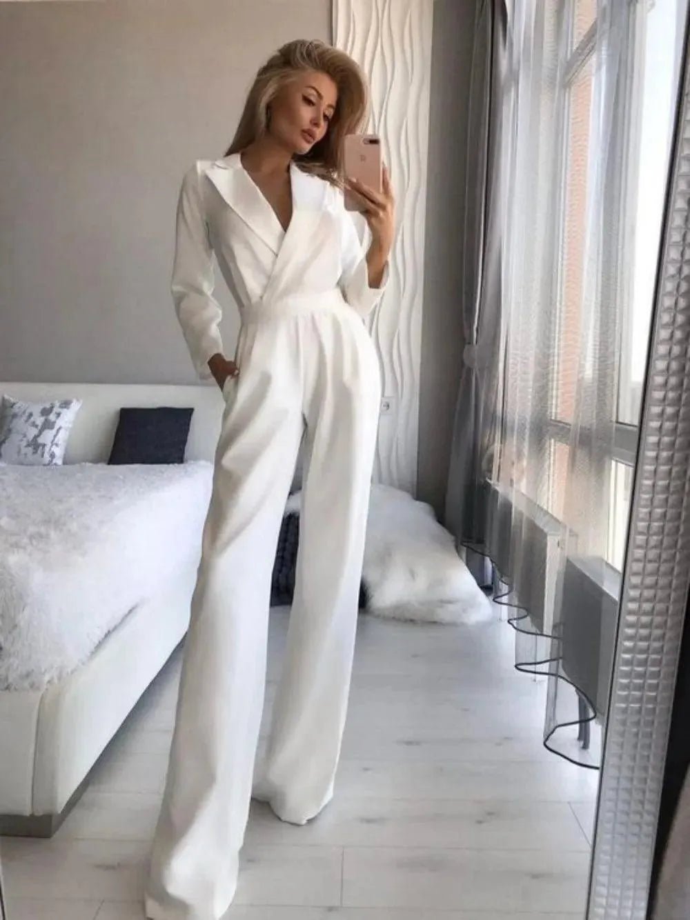 Miss | Jumpsuit Dames Lange Mouwen - Katoen - Miss Madera MIS-3PH8M4