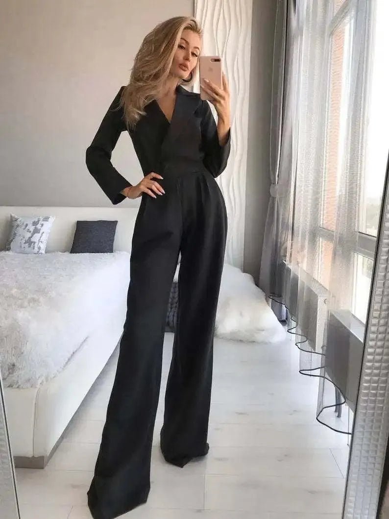 Miss | Jumpsuit Dames Lange Mouwen - Katoen - Miss Madera MIS-322RCB