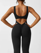Miss | Jumpsuit Dames Modern - Polyester - Miss Madera