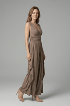 Miss | Jumpsuit Dames Mouwloos Wide Leg - Geweven stof - Miss Madera MIS-XTR9PA