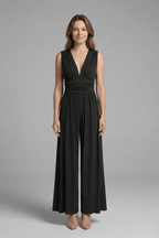 Miss | Jumpsuit Dames Mouwloos Wide Leg - Geweven stof - Miss Madera MIS-NJ8ES2