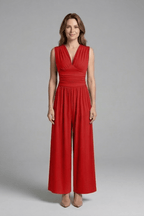 Miss | Jumpsuit Dames Mouwloos Wide Leg - Geweven stof - Miss Madera MIS-DXY7UL