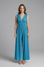 Miss | Jumpsuit Dames Mouwloos Wide Leg - Geweven stof - Miss Madera MIS-B5QPX1