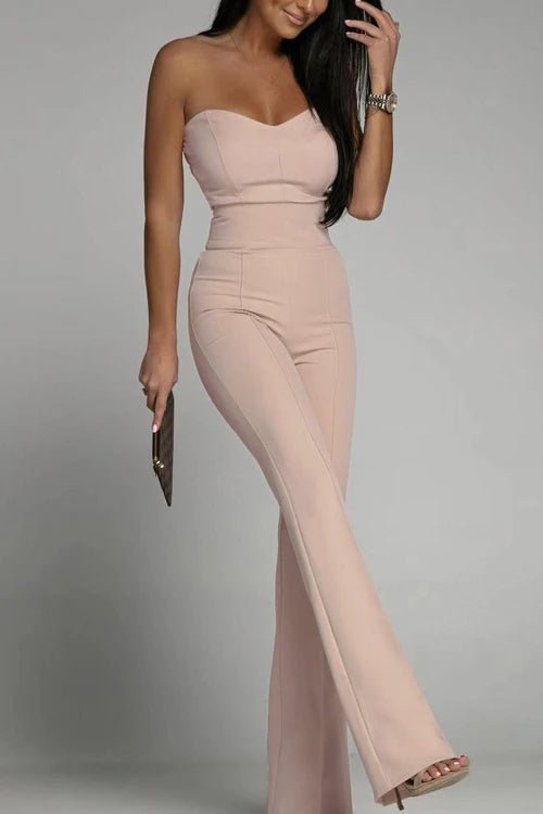 Miss | Jumpsuit Dames Strapless Elegant - Katoenmix - Miss Madera MIS-NG2CDT