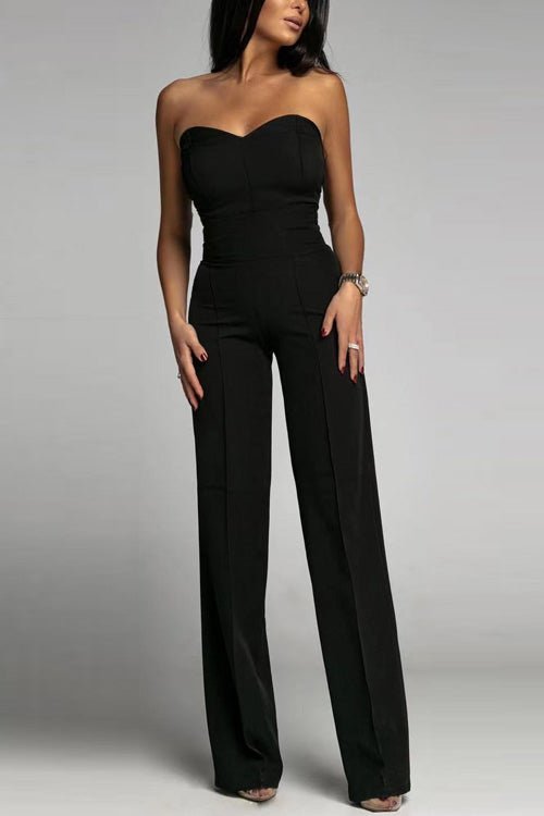 Miss | Jumpsuit Dames Strapless Elegant - Katoenmix - Miss Madera MIS-LXV7I2