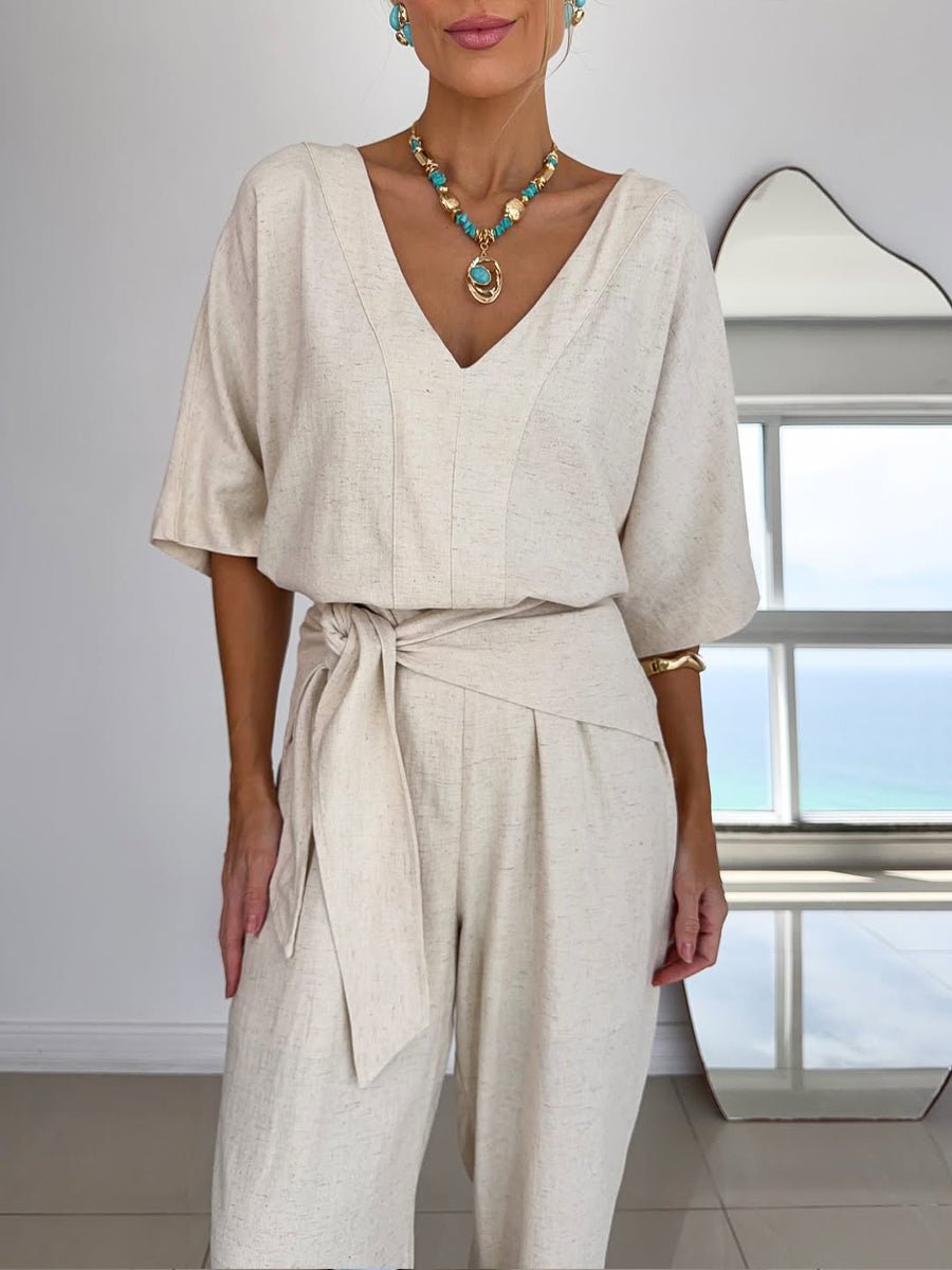 Miss | Jumpsuit Dames Tailleur - Linnen - Miss Madera MIS-ROQJ97