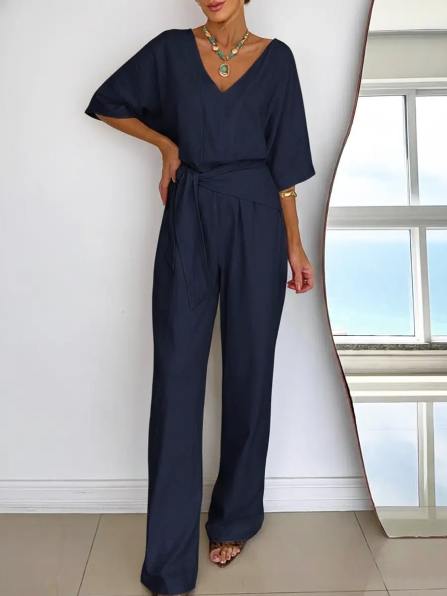 Miss | Jumpsuit Dames Tailleur - Linnen - Miss Madera MIS-1AIHON