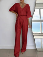 Miss | Jumpsuit Dames Tailored Ankle - Linnen - Miss Madera MIS-WGVSEZ