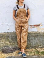 Miss | Jumpsuit Dames Tuinbroek Verstelbare Bandjes Zakken - Miss Madera MIS-FY5XYL