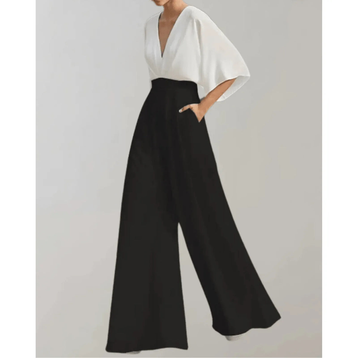 Miss | Jumpsuit Dames Wide Leg - Polyester - Miss Madera MIS-7AC643
