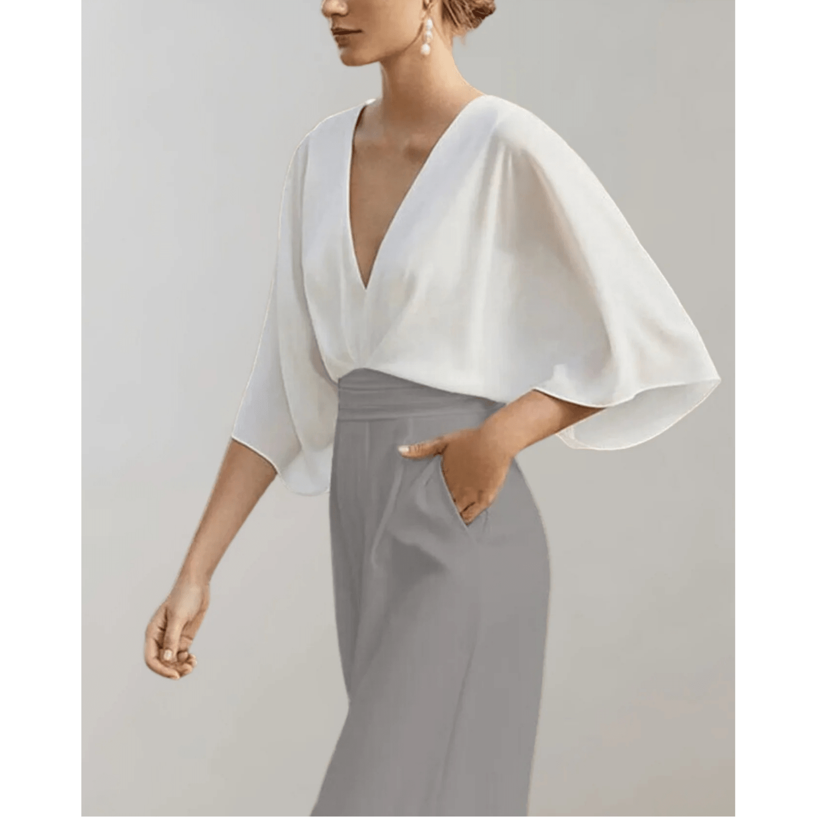 Miss | Jumpsuit Dames Wide Leg - Polyester - Miss Madera MIS-6BE16F