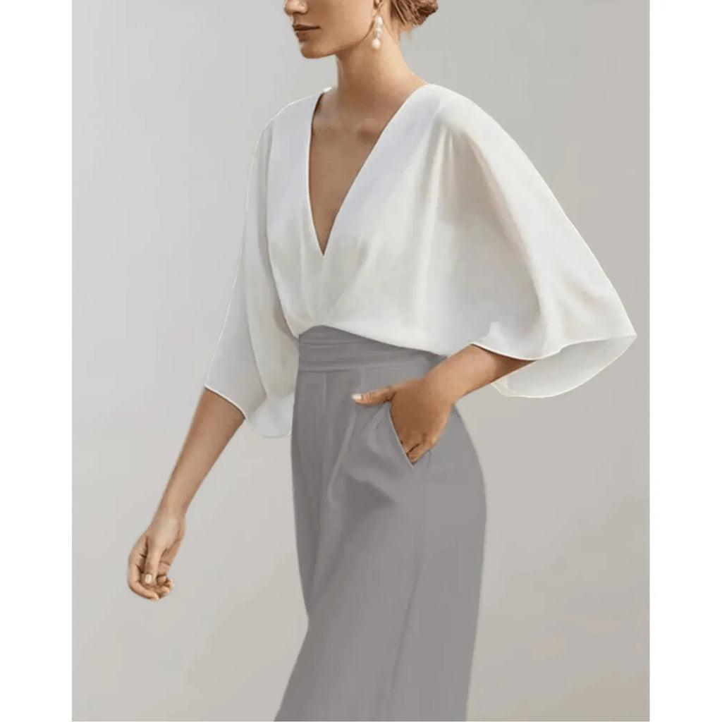 Miss | Jumpsuit Dames Wide Leg - Polyester - Miss Madera MIS-6BE16F