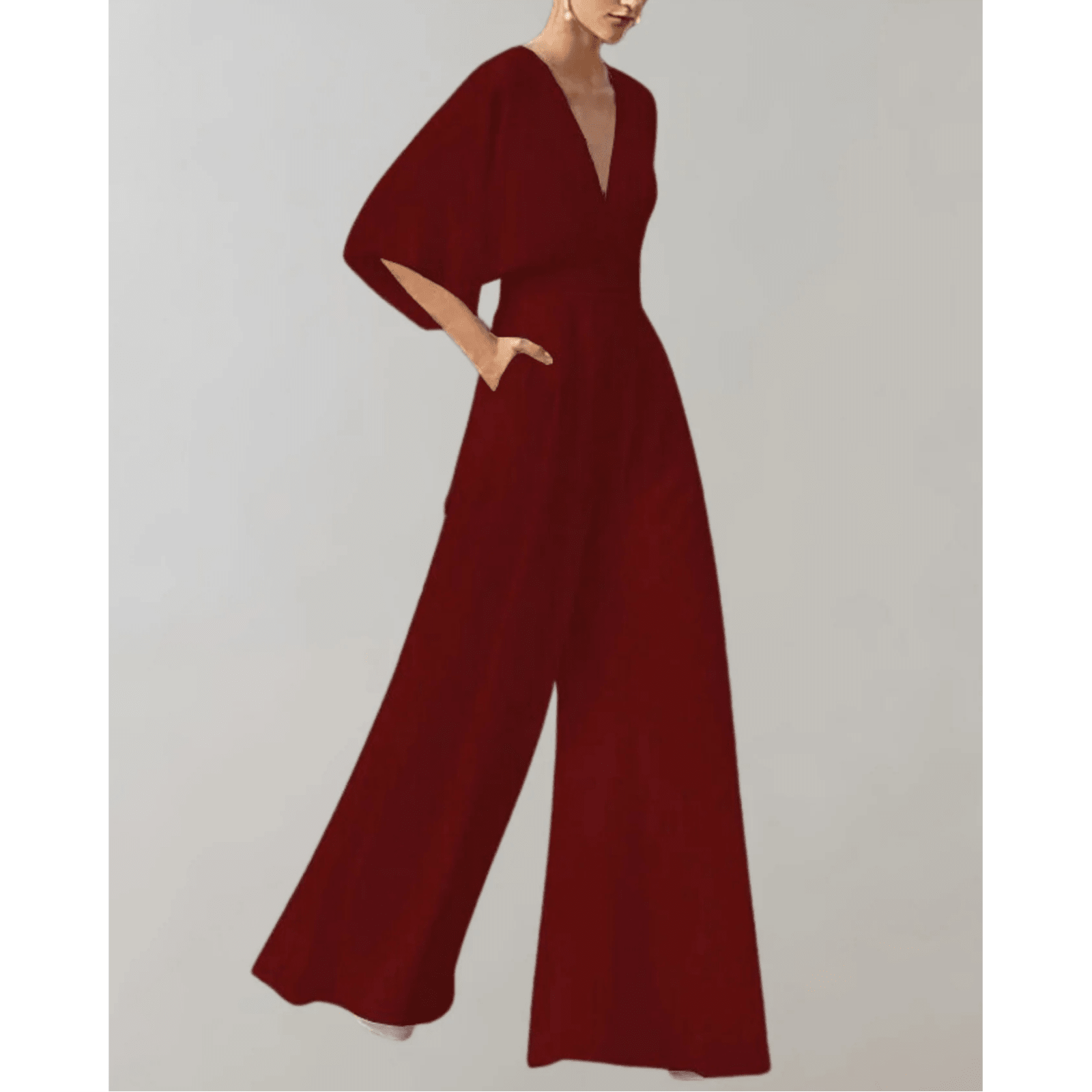 Miss | Jumpsuit Dames Wide Leg - Polyester - Miss Madera MIS-F37442