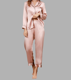 Miss | Jumpsuit Dames Zijde Nachtmode - Moerbei Zijde - Miss Madera MIS-CJI4U0