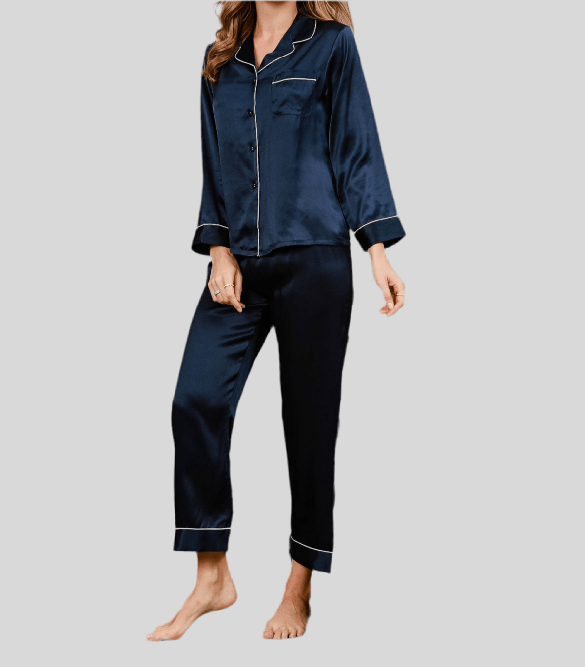 Miss | Jumpsuit Dames Zijde Nachtmode - Moerbei Zijde - Miss Madera MIS-9R7LYT
