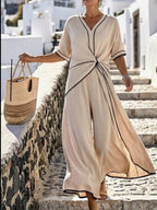 Miss | Jumpsuit Dames Zomer A-lijn Hoge Taille - Polyester - Miss Madera MIS-SNW8IR
