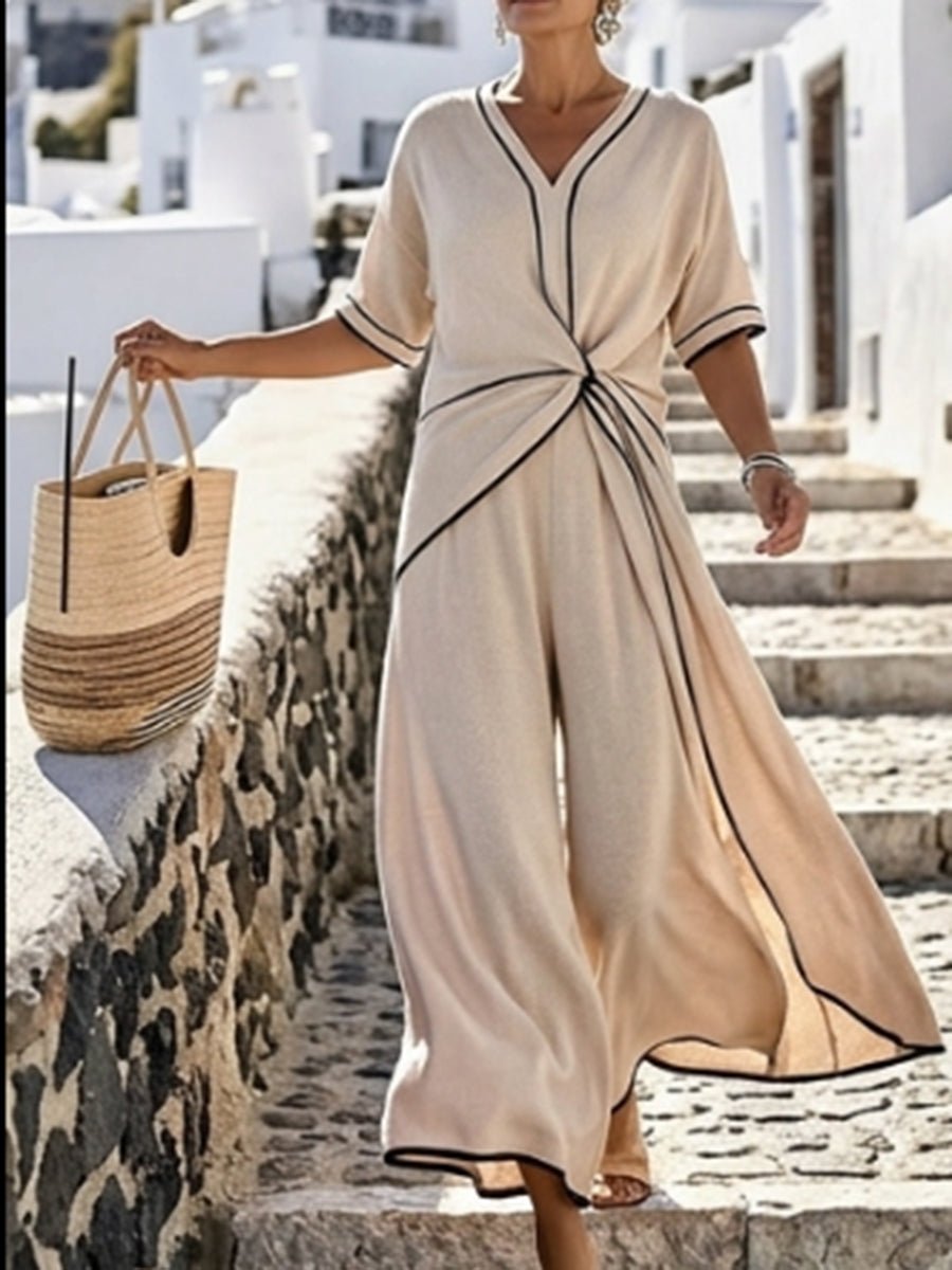 Miss | Jumpsuit Dames Zomer A-lijn Hoge Taille - Polyester - Miss Madera MIS-SNW8IR