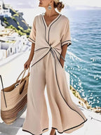 Miss | Jumpsuit Dames Zomer A-lijn Hoge Taille - Polyester - Miss Madera MIS-SNW8IR