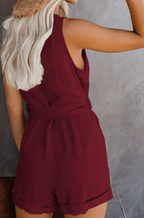 Miss | Jumpsuit Dames Zomer Kort Getailleerd - Linnenmix - Miss Madera MIS-1QVCK6