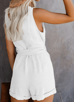 Miss | Jumpsuit Dames Zomer Kort Getailleerd - Linnenmix - Miss Madera MIS-1QVCK6