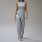 Miss | Jumpsuit Dames Zomer Minimalist - Polyester - Miss Madera