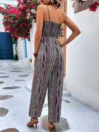 Miss | Jumpsuit Dames Zomer Wijd Been - Polyester - Miss Madera MIS-AL7OX7