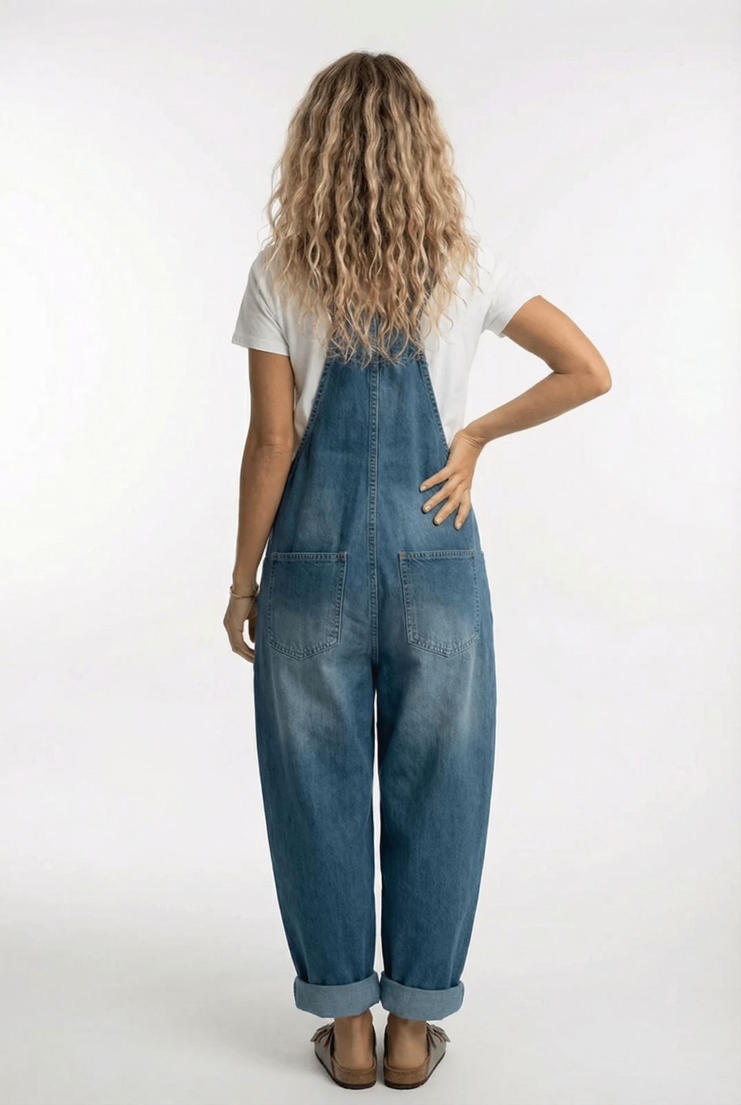 Miss | Jumpsuit Tuinpak Dames Wijd - Denim - Miss Madera MIS-PYFIR3