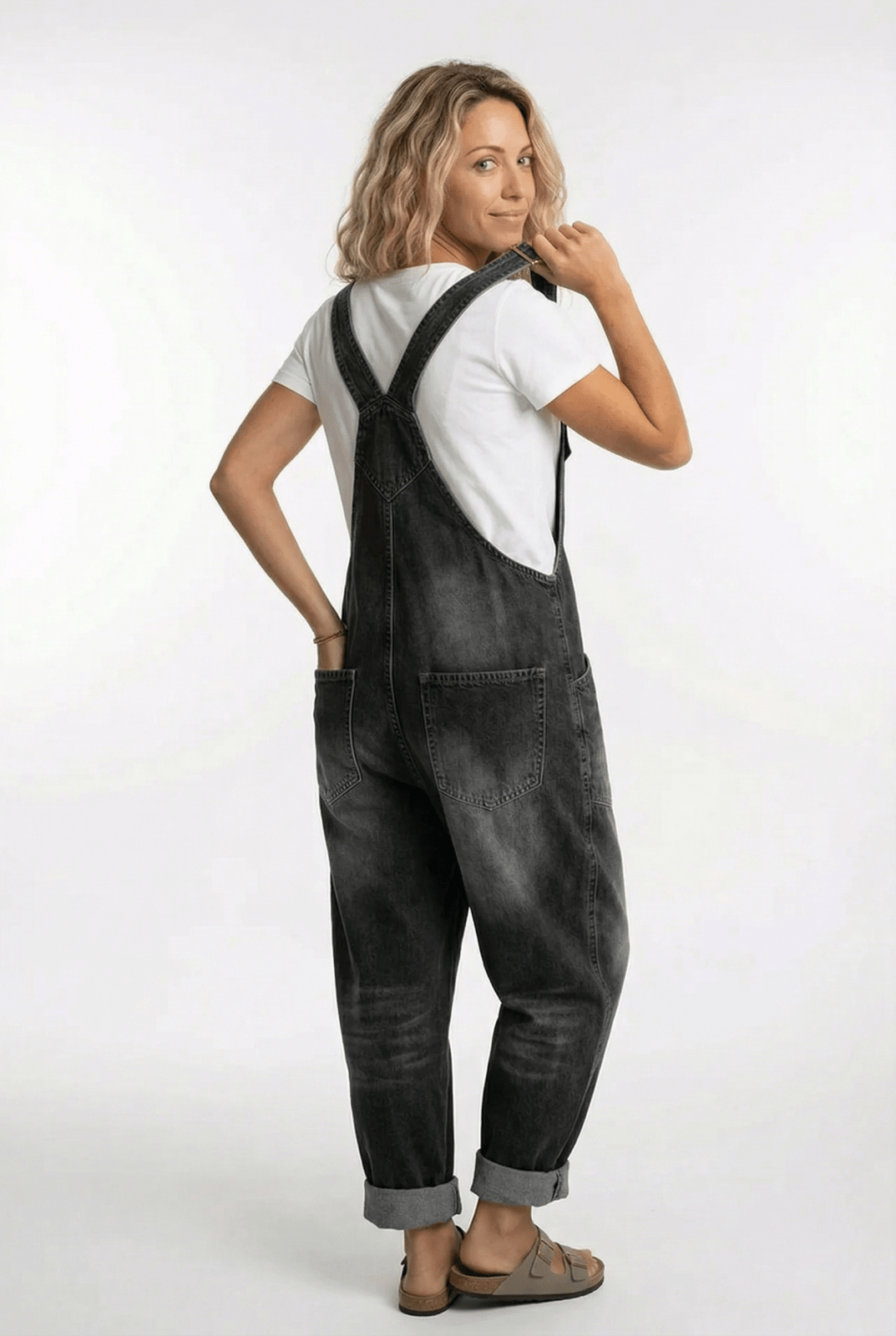Miss | Jumpsuit Tuinpak Dames Wijd - Denim - Miss Madera MIS-5NMFNE