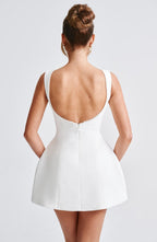 Miss | Jurk Dames A-lijn Mini Mouwloos Parelrand - Miss Madera MIS-59ZEA0