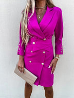 Miss | Jurk Dames Blazer Stijl - Polyester - Miss Madera MIS-HPYQ7I
