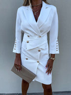 Miss | Jurk Dames Blazer Stijl - Polyester - Miss Madera MIS-GS21ES