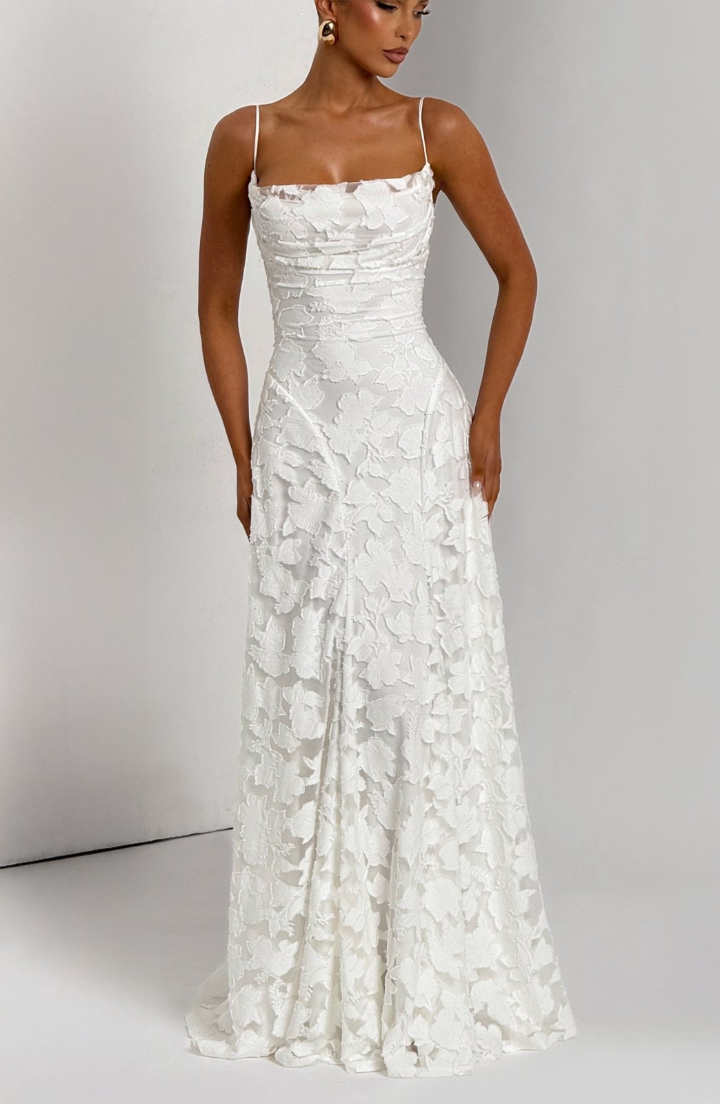 Miss | Jurk Dames Casual Maxi - Viscose - Miss Madera