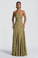 Miss | Jurk Dames Casual Maxi - Viscose - Miss Madera