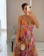 Miss | Jurk Dames Casual Maxi - Viscose - Miss Madera