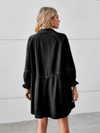 Miss | Jurk Dames Casual Midi - Denim - Miss Madera MIS-B4PCJH