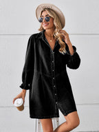 Miss | Jurk Dames Casual Midi - Denim - Miss Madera MIS-B4PCJH
