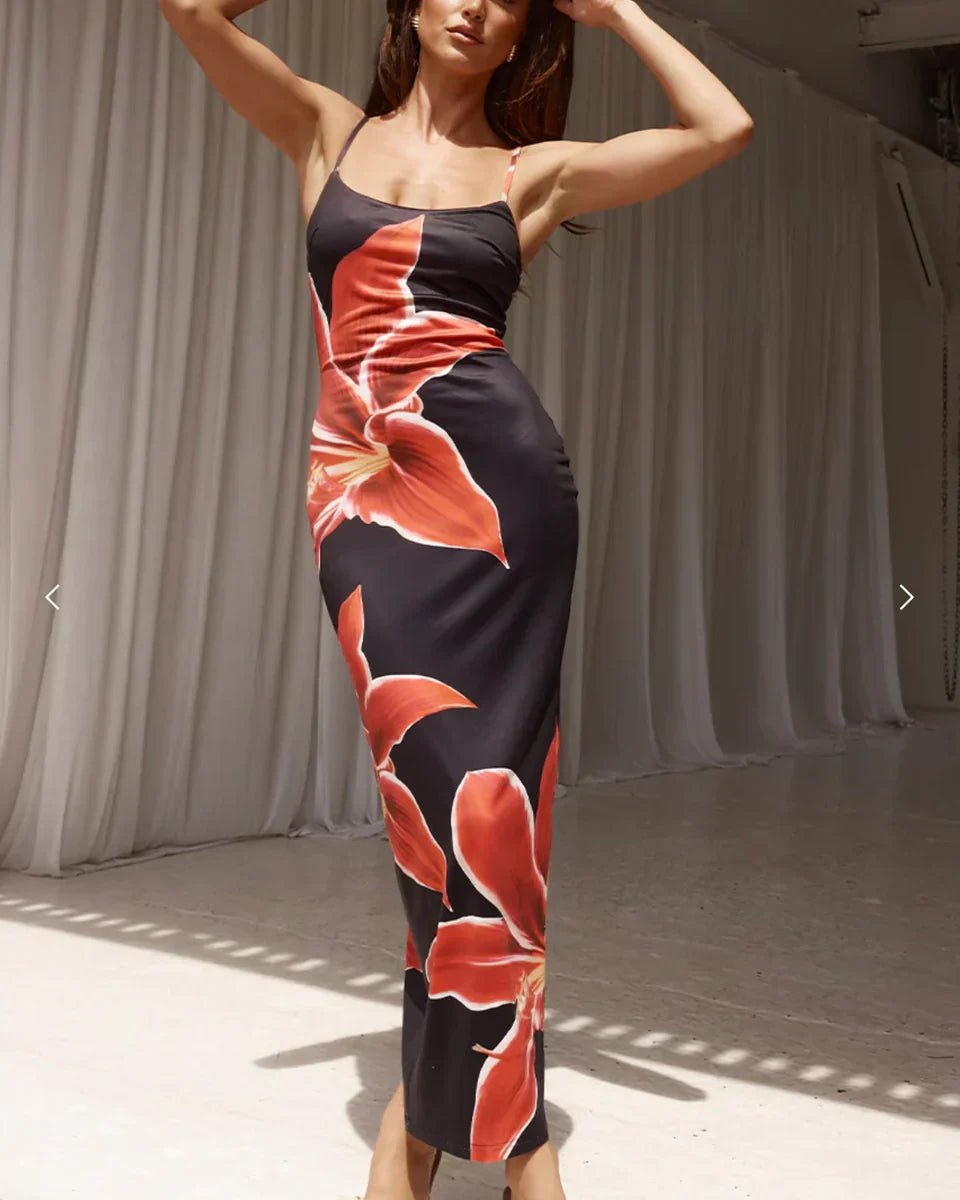 Miss | Jurk Dames Casual Midi - Viscose - Miss Madera