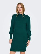 Miss | Jurk Dames Casual Mini Hoge Hals - Stretch - Miss Madera MIS-HLC7OG
