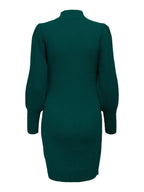 Miss | Jurk Dames Casual Mini Hoge Hals - Stretch - Miss Madera MIS-UJQIBM