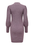 Miss | Jurk Dames Casual Mini Hoge Hals - Stretch - Miss Madera MIS-QC0FB9