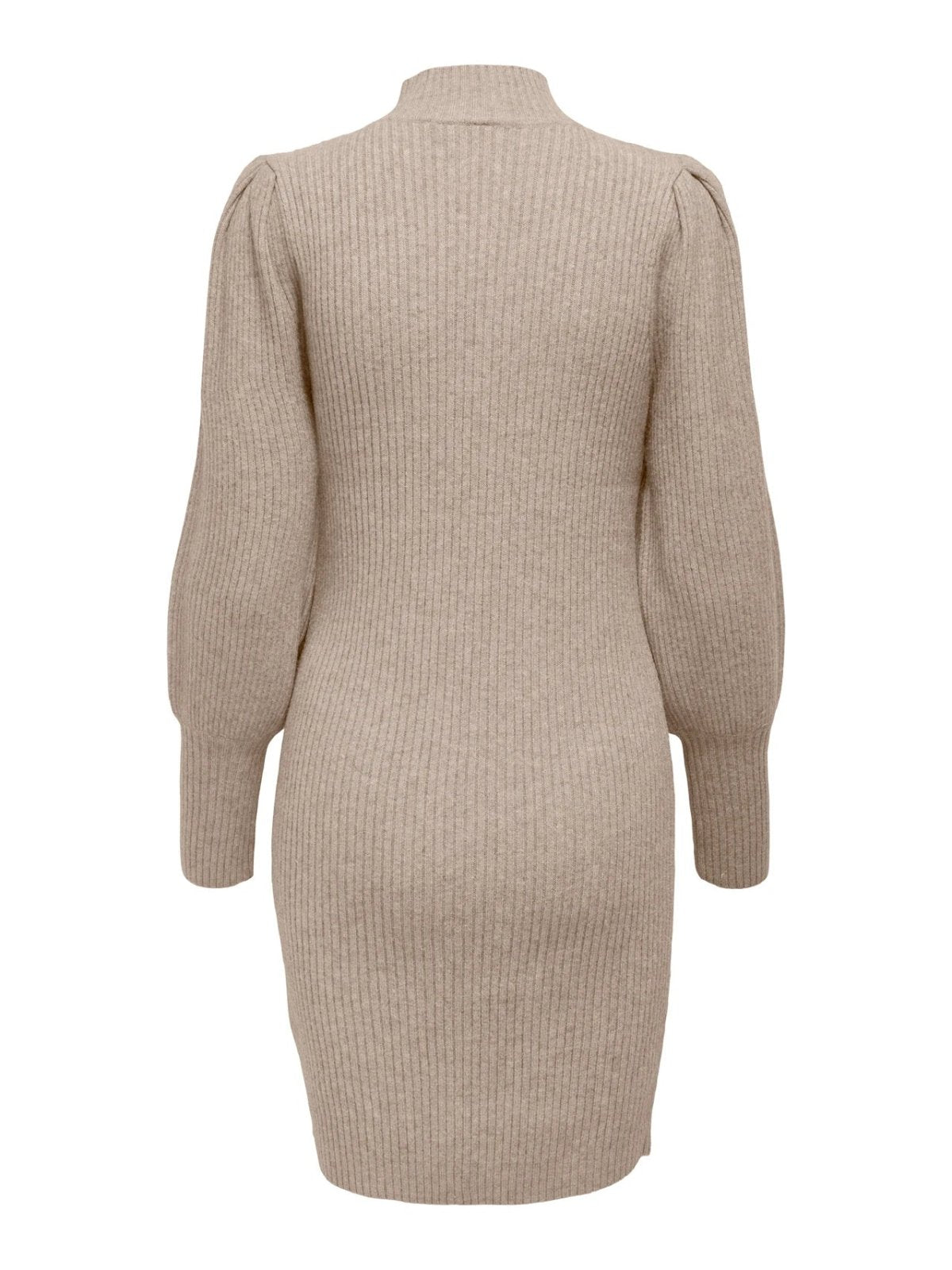 Miss | Jurk Dames Casual Mini Hoge Hals - Stretch - Miss Madera MIS-HLC7OG