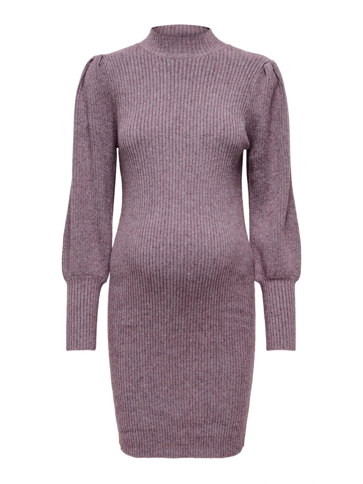 Miss | Jurk Dames Casual Mini Hoge Hals - Stretch - Miss Madera MIS-HLC7OG