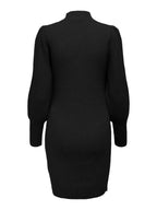 Miss | Jurk Dames Casual Mini Hoge Hals - Stretch - Miss Madera MIS-HLC7OG