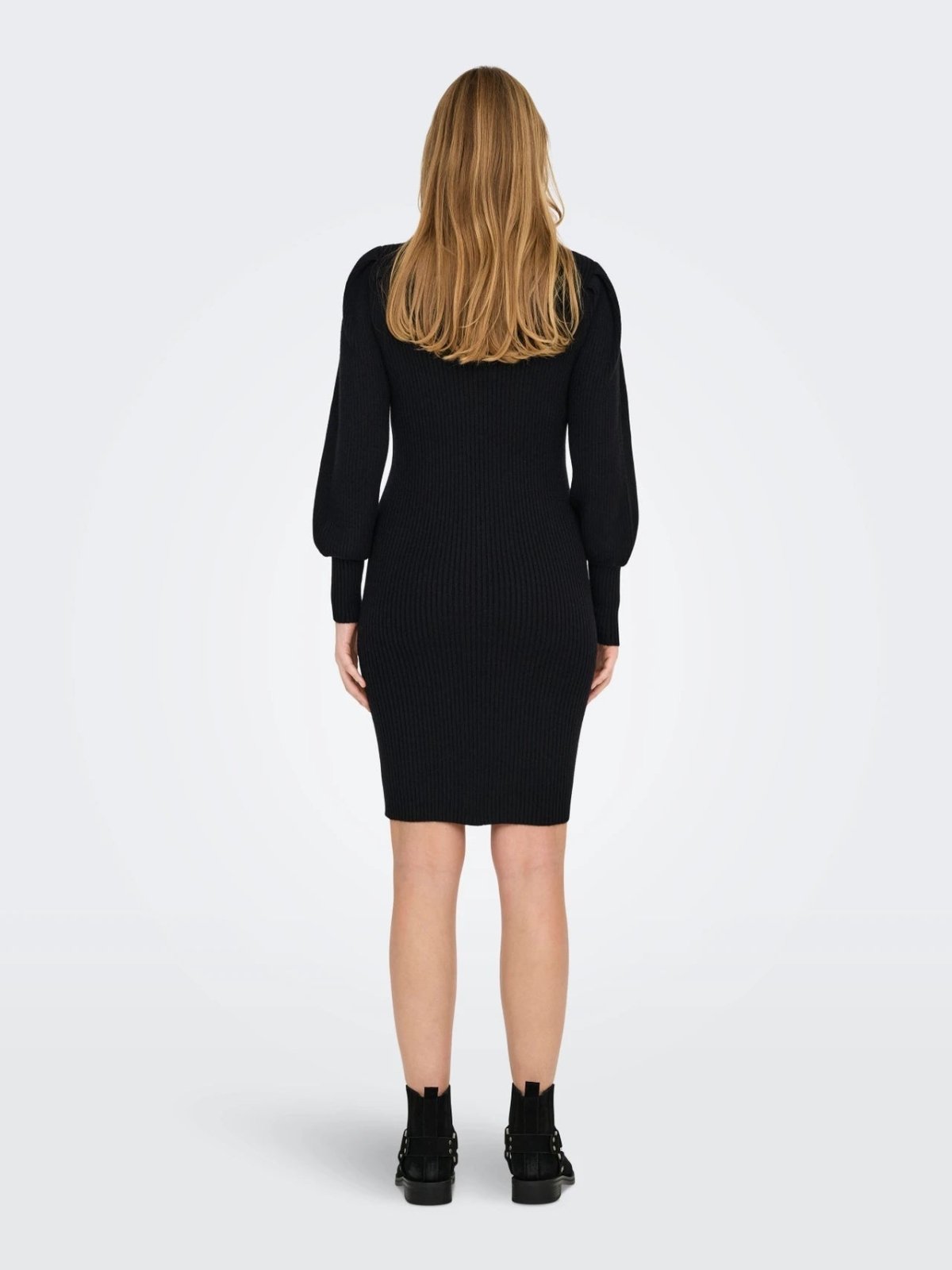 Miss | Jurk Dames Casual Mini Hoge Hals - Stretch - Miss Madera MIS-R7JMJ1