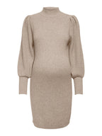 Miss | Jurk Dames Casual Mini Hoge Hals - Stretch - Miss Madera MIS-ZT39G5