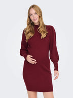 Miss | Jurk Dames Casual Mini Hoge Hals - Stretch - Miss Madera MIS-HLC7OG
