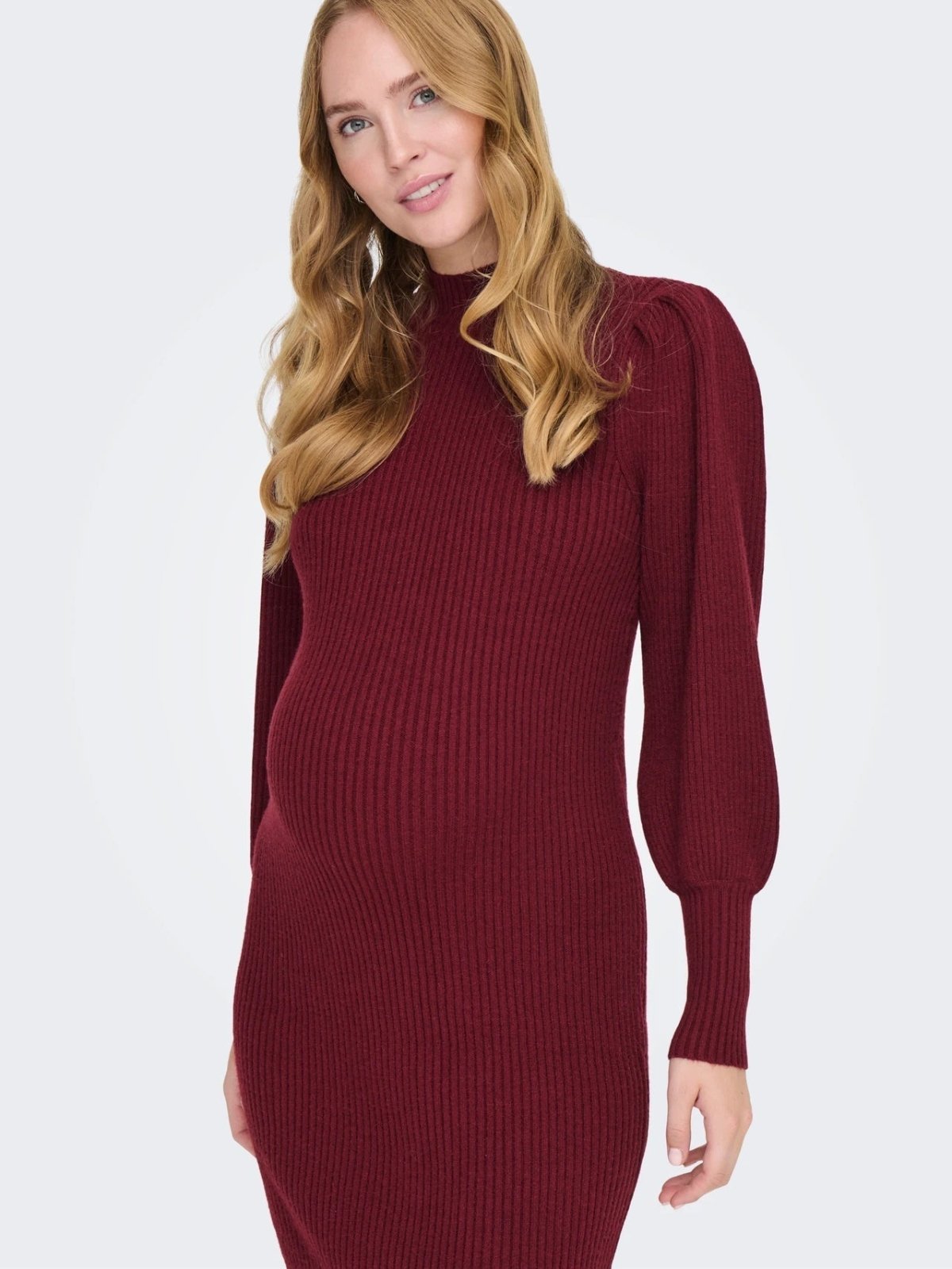 Miss | Jurk Dames Casual Mini Hoge Hals - Stretch - Miss Madera MIS-R7JMJ1